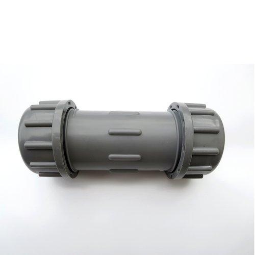 Accesorios de compresión gris manguera 38 mm doble conector