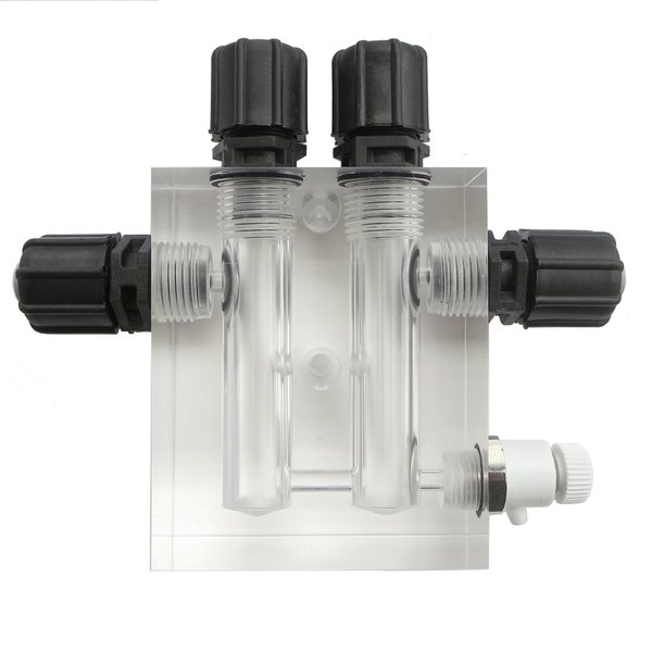 Messzelle Acrylglas 12mm pH/ORP 4x6mm Messwasserentnahme