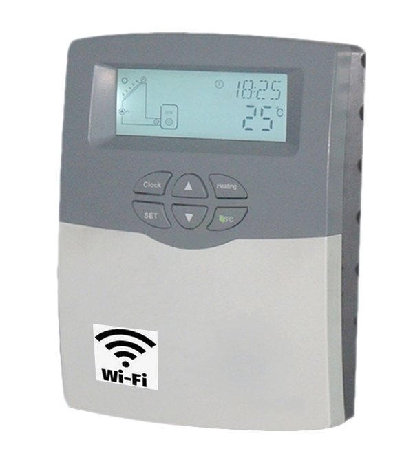 Solarsteuerung, Temperaturdifferenzregler SR208C WLAN WiFi